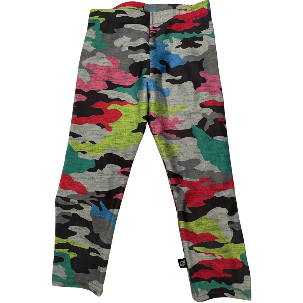 EUC Zara Terez Girls Medium Camo Cropped Leggings